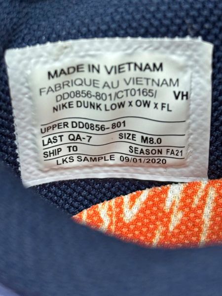 52 - Giày Nike Dunk Low x Off White x Futura - DD0856-801