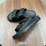 495 - Dép Quai Ngang MLB Chunky Bouncer Two Strap New York Yankees Đen - 3ALPCBT33-50BKS