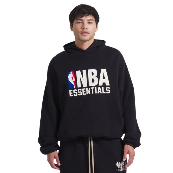 956 - Áo Hoodie Fear Of God Essentials x NBA Black - 192AL246401F