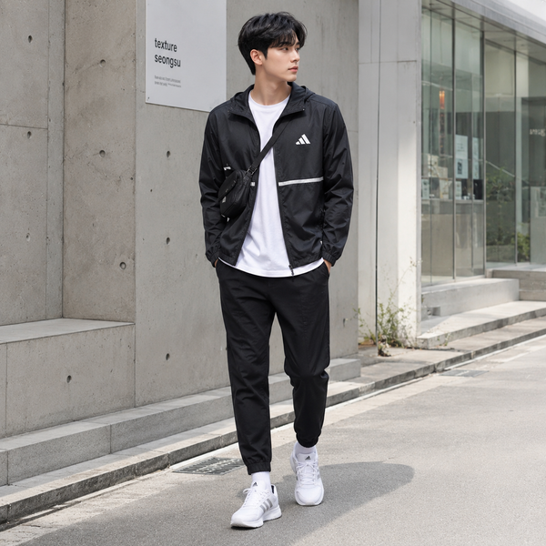 Áo Khoác Zip Adidas Own the Run 'Black' - HM8435 - 1284