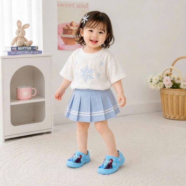 Dép Crocs Toddlers' FunLab Disney Frozen II Clog - 206804-4O9 - 1247