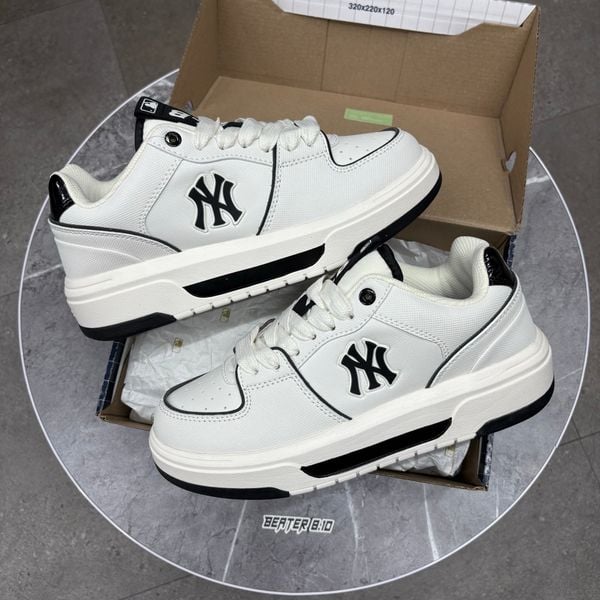708 - Giày MLB Chunky Liner Basic SL New York Yankees White - 3ASXCBS4N-50WHS