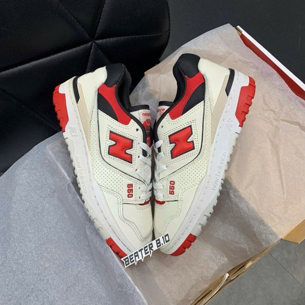 154 - Giày NewBalance 550 Begei Red Black - BB550VTB