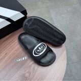 943 - Dép Adidas Adilette Trefoil Badge Black White - KK3578