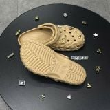 419 - Dép Sandal Clog Unisex Crocs Classic Geometric (Black/ White/ Grey/ Brown/ Beige)