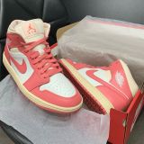 Giày Air Jordan 1 Mid Strawberries Cream - BQ6472-109 - 631