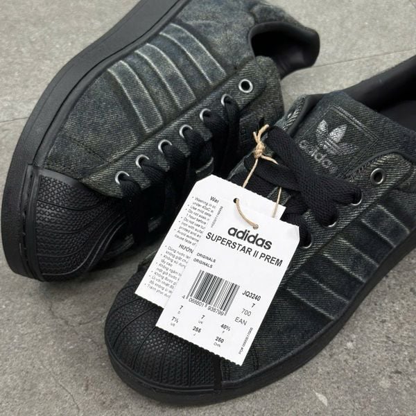 Giày Adidas Superstar 82 Washed Denim 'Black’ - JQ3240 - 1166