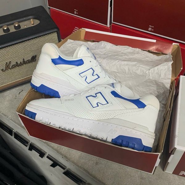 194 - Giày New Balance 550 White Blue - BB550SWC