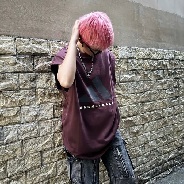 842 - Áo bóng rổ Adidas Sleeveless Màu Aurora Ruby - JD6133