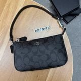 843 - Túi Coach kẹp nách Nolita 19 In Signature Canvas Black - C3308