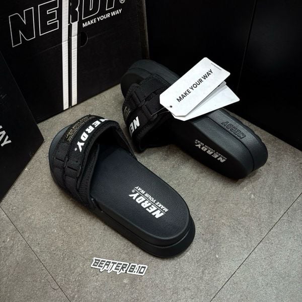 Dép Nerdy Fabric Handle ‘Black’ - PNEU21AEO10106 - 338