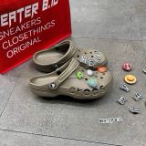 Giày Sandal Clog Unisex Crocs Baya - Khaki - 10126-2V3 - 932