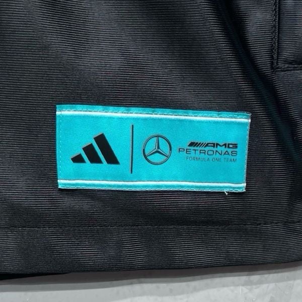 Áo Khoác Bóng Chày Adidas x Mercedes AMG Petronas Formula One Team Las Vegas Black White - KG4743 - 1233