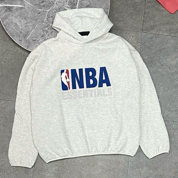 960 - Áo Hoodie Fear Of God Essentials x NBA Light Heather - 192AL246400F
