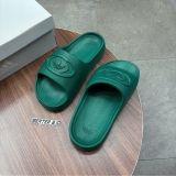 917 - Dép Adidas Adilette Trefoil Badge Slide Green - Red