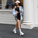 Quần Adidas Short Legging 3 Sọc Optime Essentials - JD6536 - 1188