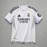 Áo bóng đá Adidas Đấu Sân Nhà Real Madrid 25/26 Phiên Bản Authentic White - JV5918 - 1235