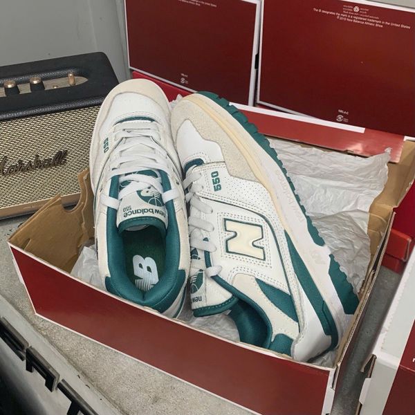 305 - Giày New Balance 550 White Vintage Teal - BB550STA