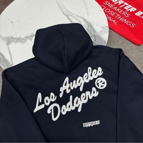 965 - Áo Khoác Zip New Era New York Los Angeles Dodgers Navy - 17224369