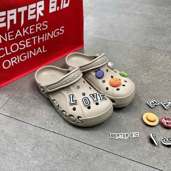 Dép Sandal Crocs Baya Clog Cobblestone - 10126-2V3 - 925