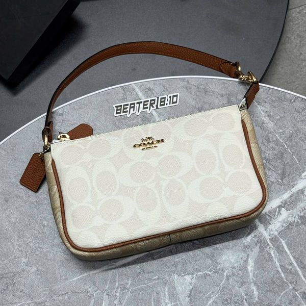 809 - Túi Coach kẹp nách Nolita 19 In Signature Canvas - CA444