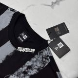 994 - Áo thun New Era New York Yankees Black & White Stripe Wash - 13556529