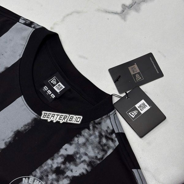 994 - Áo thun New Era New York Yankees Black & White Stripe Wash - 13556529