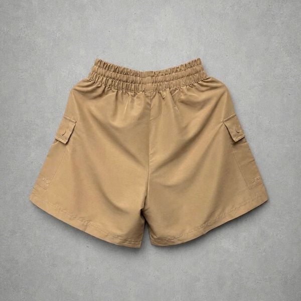 Quần Short Adidas Dệt Túi Hộp Cạp Cao Essentials Cardboard - JY2612 - 1203