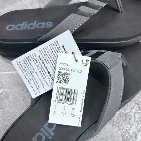 Dép Xỏ Ngón Adidas Comfort Flip Flops ' Grey Five ' - FY8654 - 1244