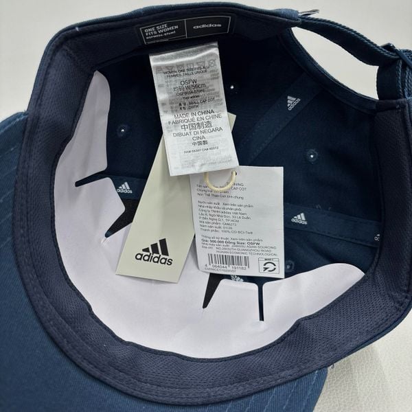 Mũ Nón Adidas Baseball Cap Crew Navy White - GM6273 - 1186