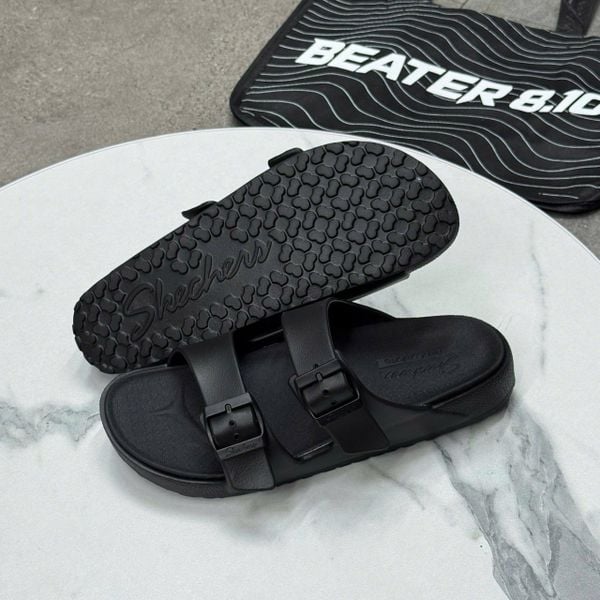 670 - Dép Sandal Skechers Birkenstock Foamies 2.0 màu Đen - 111590-BBK