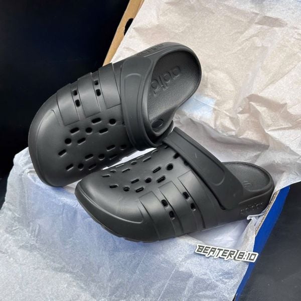 Dép Adidas Adilette Clog 2.0 Black - JS1131 - 752