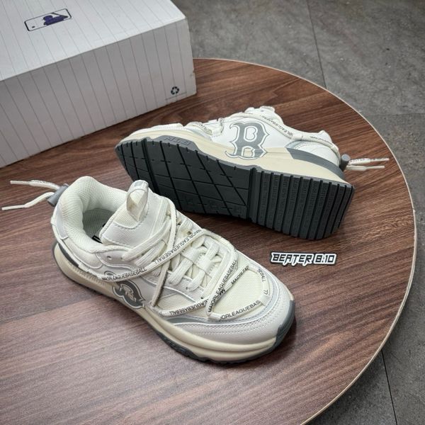 586 - Giày MLB Chunky Runner Lace Boston Red Sox - 3ASHCRR3N-43WHS