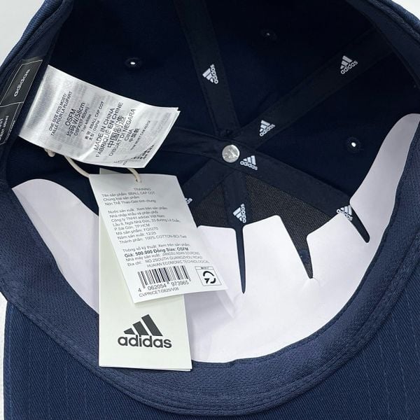 Mũ Nón Adidas Cotton Baseball Cap Legend Ink White - FQ5270 - 1185