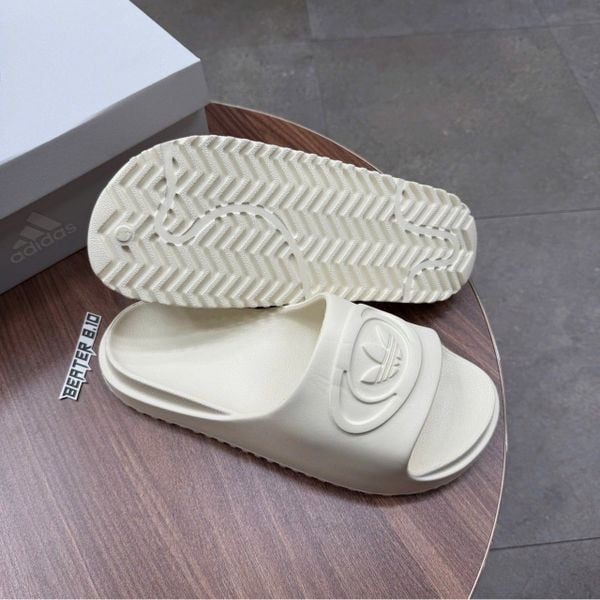 916 - Dép Adidas Adilette Lite Slides Trefoil Logo Cream White