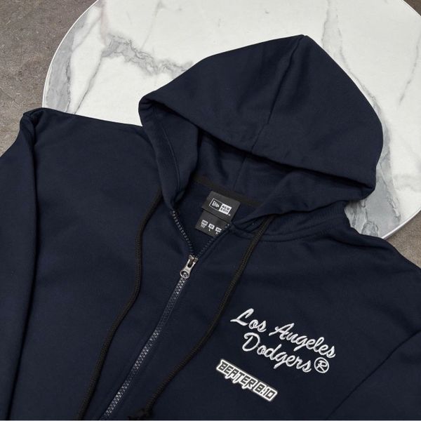 965 - Áo Khoác Zip New Era New York Los Angeles Dodgers Navy - 17224369