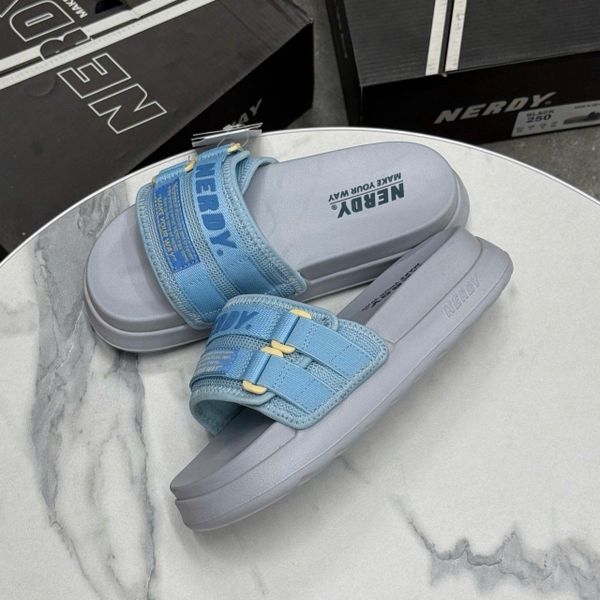 336 - Dép Nerdy Fabric Handle ‘Blue Light’ - PNEU21AEO11403