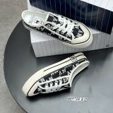 484 - Giày MLB Mule Playball Unisex Đế Bệt Dia Monogram Đen - 3AMUPBM3N-50BKS