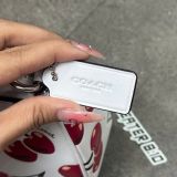 967 - Túi Coach Teri Shoulder Bag With Cherry Print - CZ774 SVCAH