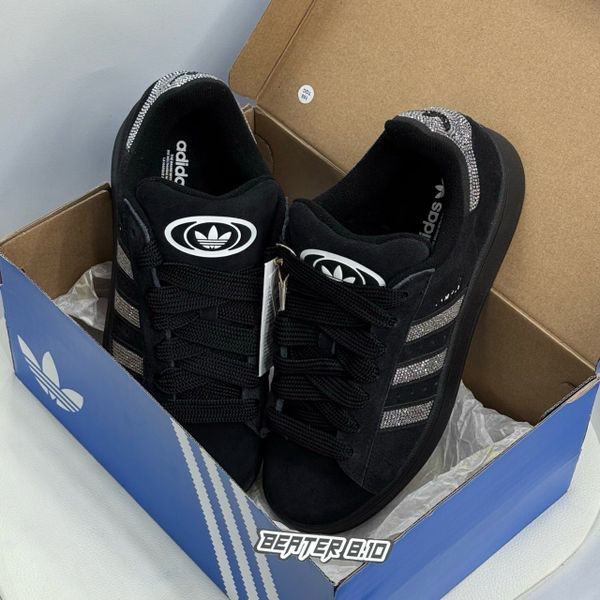 Giày Adidas Campus 00s Black Silver Metallic - IH6831 - 1266