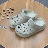 429 - Giày Clog Unisex Crocs Crush Classic Bone - 207521-2Y2