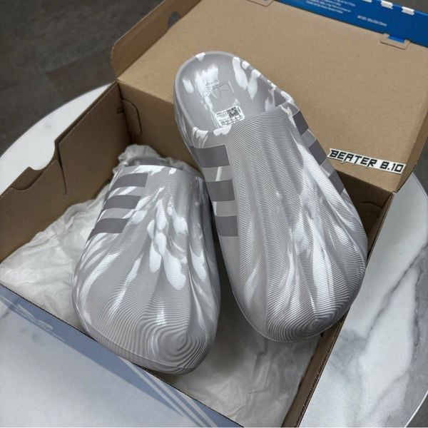 877 - Dép Sục Adidas Superstar Adifom Mule Grey - JI3154