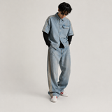 Áo Sơ Mi Denim Adidas Unisex Premium Essentials Shortsleeve - JY2871  - 1175