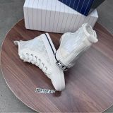 254 - Giày MLB Playball High White Monogram NY Mesh - 3ACVCMM2N-50GRS