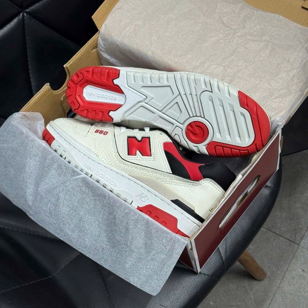 154 - Giày NewBalance 550 Begei Red Black - BB550VTB