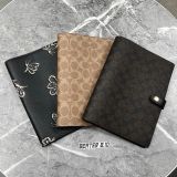 931 - Sổ tay Coach Notebook In Signature Canvas 