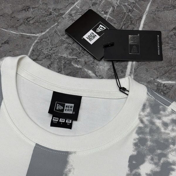 996 - Áo thun New Era New York Yankees White & Grey Stripe Wash - 13556529