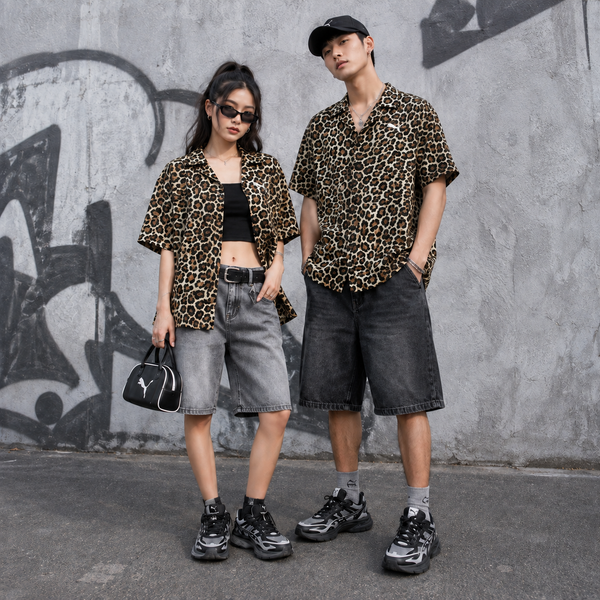 Áo Sơ Mi Puma Unisex Leo Luxe Relaxed All-Over Print Woven - 632340-87 - 1414