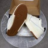 400 - Giày MLB Chucky Liner Low White Gum - 3ASXCA12N-50IVS