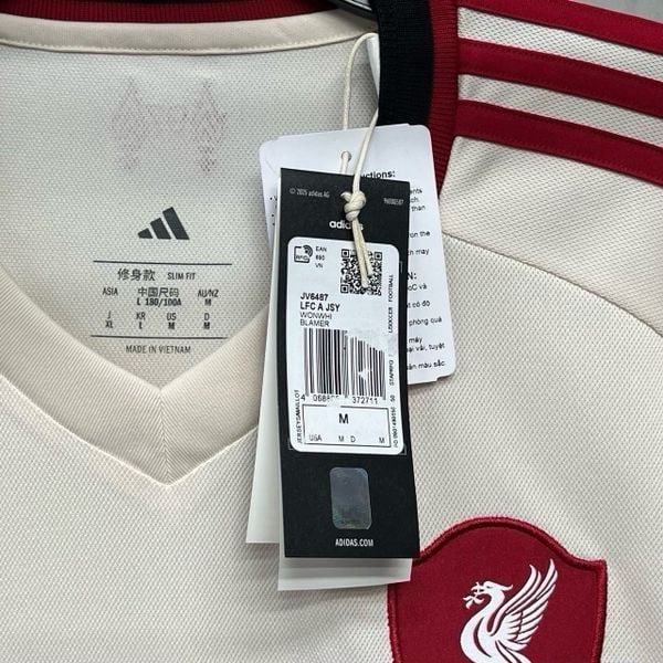 Áo Bóng đá Adidas Áo Đấu Sân Khách Liverpool FC 25/26 - JV6487 - 1462